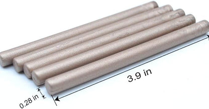 TELOSMA 16 Pcs Champagne Mini Wax Seal Sticks, Ideal for Making Wedding Invitations, Wine Packages, Cards & Gift Boxes Wax Seals