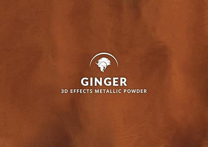 Spartan Epoxies Metallic Pigment Powder for Epoxy - 30 Unique Colors, 4oz for 1 Gallon and 12oz for 3 Gallons of Clear Epoxy, Made in The USA (Ginger, 4oz (45 Grams))