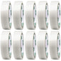 BookGuard 1 Inch Bookbinding Tape, Book Tape and Book Repair Tape with Acid Free Tape and Archival Book Repair Tape, Clear, 15 Yard Roll - Case of 10