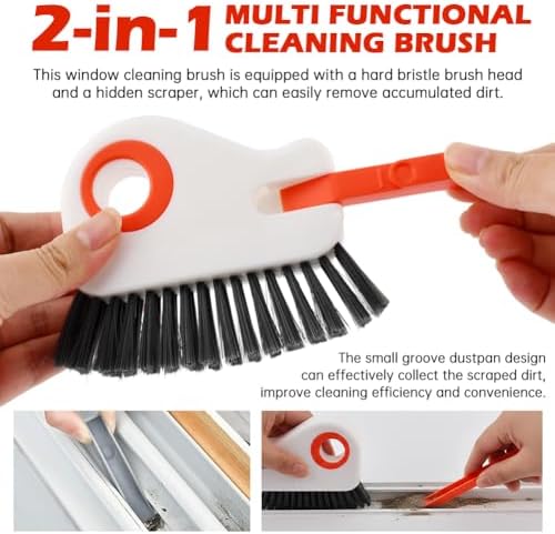 Crevice Cleaning Brush Tool, Hard Bristle Gap Scrubber - Image 4