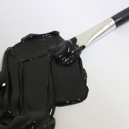 Mont Marte Discovery School Acrylic, 2 PACK, Black, 1/2 Gallon (2 Liter). Ideal for Students and Artists. Excellent Coverage and Fast Drying. Pump Lid Included.