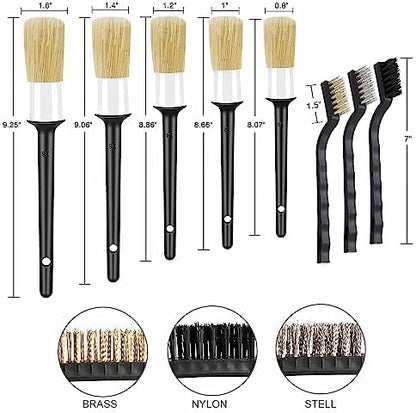 HMPLL 10pcs Detailing Brush Set - Image 4