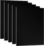 PATIKIL 3.3x2.1x1/32inch Anodized Aluminum Sheet, 5Pcs Metal Rectangle Aluminum Plate 0.8mm Thick Engraving Blanks for Laser Engraving DIY Decorative Crafting Home Decoration, Black