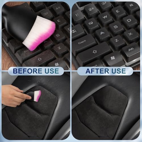 Amrules 2 Pcs Car Interior Detailing Brush Cleaning Tools - Image 4