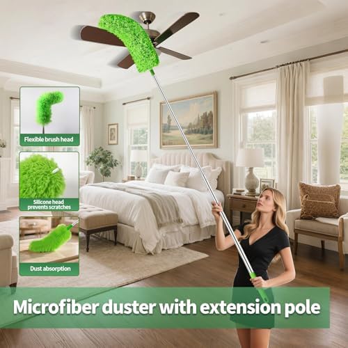 dusters for Cleaning extendable Long Handle，Webster Cobweb Duster - Image 4