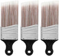 Wesquer 3-Pack Short Handle Angle Paint Brushes by WesquerTools