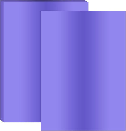 PATIKIL 11.7x8.3" Hot Stamping Foil Paper Sheet, 20 Sheets A4 Heat Transfer Hot Stamping Paper Foil for Leather DIY Logo Decor Craft Gift Package Scrapbook Card, Violet