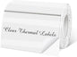 2" x 3" Transparent Thermal Label Stickers,Waterproof Thermal Printer Sticker Labels for Gift Wrapping, Self-Adhesive Name Price Tag DIY Custom Logo Design (280 pcs,Clear)