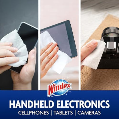 Windex Electronic Cleaning Wipes, Pre-Moistened Screen Wipes - Image 3