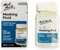 Mont Marte Masking Fluid Premium 120ml (4.06 US fl.oz), Masking Fluid for Watercolor Painting, Keeps Areas Free of Color And Edges Crisp, Resists Watercolor, Ink and Pouring Paint