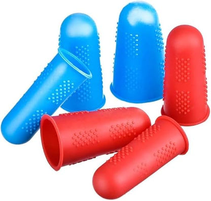3Pcs Silicone Finger Protector for Hot Glue Gun for Hot Glue, Rosin Wax, Resin, Adhesives, Scrapbooks, Sewing Art Glues and Pastes Craft Supplies