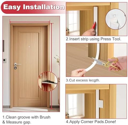 40FT Kerf Weather Stripping Door Seal Kit - Image 3