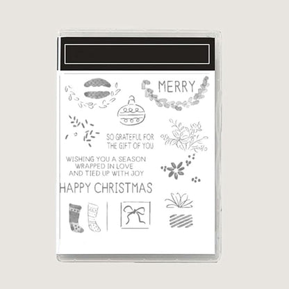 2025-2026 Stamps and Dies for Card Making, Stamps and Dies Set 2025 for Christmas and Halloween, Die Cut DIY Various Festivals Album Scrapbooking Birthdays Greeting Card (M4304)