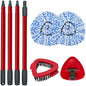 Spin Mop Replace Head, Mop Handle by DLAIMI