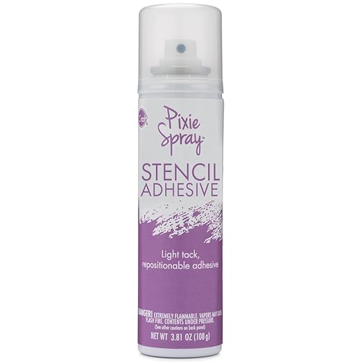 iCraft Pixie Spray Stencil Adhesive, Repositionable, Low Tack, 3.81 Ounces