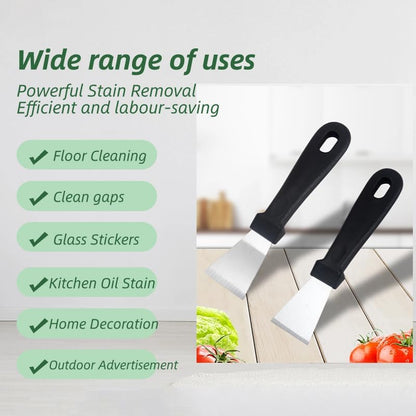 2Pcs Cleaning Scraper for Ovens, Induction Hob, Stainless Steel Multi-Kitchen - Image 3