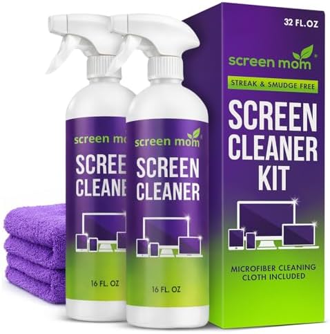 Screen Mom Screen Cleaner Spray 2 Pack-16oz by ScreenMom