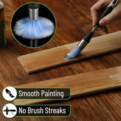 Bates- Trim Brush, 0.75 Inch, Edge Painting Tool, Trim Paint Brushes, Trimmer - Image 5