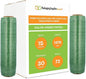 PSBM Green Stretch Wrap, 15 Inch x 1476 Feet, 72 Pack, Tinted Pre-Stretched Shrink Wrap Film for Moving, Packaging, Pallet Wrapping