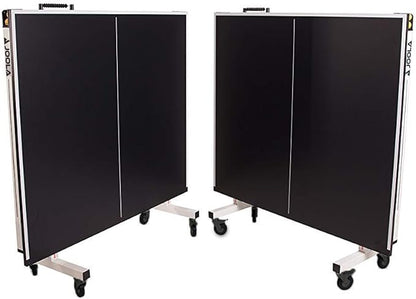 JOOLA Rally TL Professional MDF Indoor Ping Pong Table w/Quick Clamp Table Tennis Net & Post Set - 10 Minute Easy Assembly - Corner Ball Holders - Tournament Quality - Includes Playback Mode