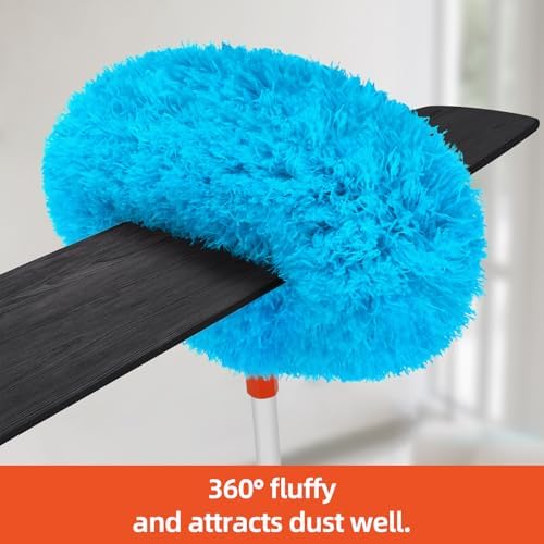 Baseboard Cleaner Tool with Handle, Extendable Long Handle Baseboard Cleaning - Image 3