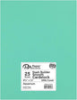 PA Paper Accents Stash Builder Cardstock 8.5" x 11" Aquarium, 65lb colored cardstock paper for card making, scrapbooking, printing, quilling and crafts, 25 piece pack