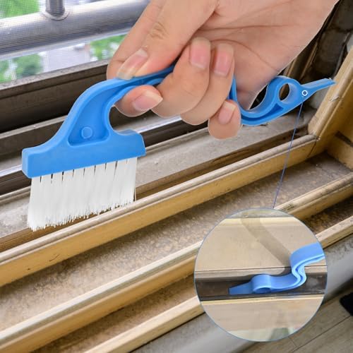 Window Track Cleaning Brush Set, 7 Pack Crevice Cleaner Tools - Image 2