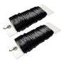 76Yards 22Gauge Black Metal Floral Wire Flexible Paddle Florist Garden Wire for Flower Arrangement,Crafts,Christmas Wreaths Tree,Garland.
