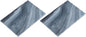 MECCANIXITY 2 Pcs Stained Glass Sheet Mosaic Tile 7.9 Inch x 5.9 Inch Gray Stained Glass Sheets for Crafts DIY Art Project
