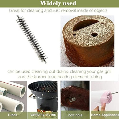 Utoolmart Steel Wire Cleaning Brush, Spiral Power Tube Brush, Steel Wire Tube - Image 6