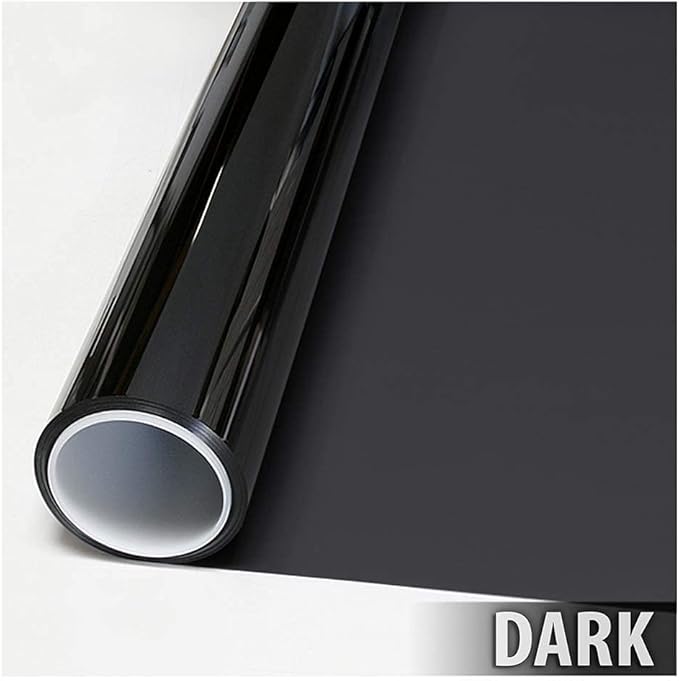 BDF EXNA20 Exterior Window Film Daytime Privacy and Heat Control Natural Black 20 (Dark) - 48in X 14ft