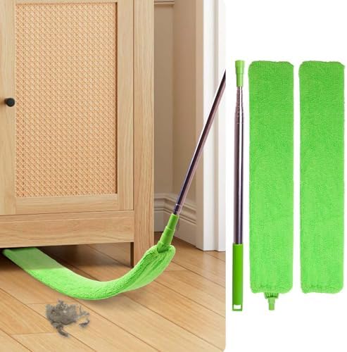 Retractable Gap Dust Cleaner Under Appliance Cleaning Tool, Bafezoze Flat Duster by bafezoze