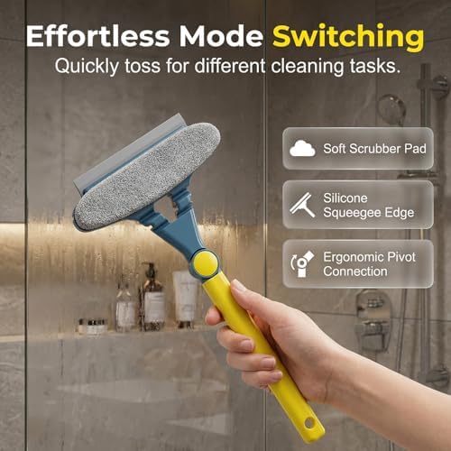 BusyLive 2-in-1 Window Screen Cleaning Brush Value Set, Wet and Dry Mesh Cleaner - Image 4