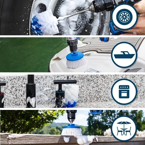 RotoScrub Drill-Powered Cleaning Brushes - Image 3