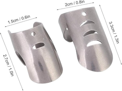 8Pcs Finger Guards for Cutting, Knife Cutting Protector Finger Kitchen Tool Hand Guard Finger Protector Kitchen Finger Nail Protector Hand Cut Guard Kitchen Finger Cutting Protector