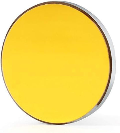 TEN-HIGH Si Reflective Lens CO2 Laser Lens Laser Mirror Gold-Plated Silicon Mirrors, for CO2 Laser Engraving Cutting Machine, Dia 20mm 3PCS
