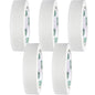 BookGuard 1 Inch White Premium Bookbinding Repair Cloth Tape, White Book Tape, Acid-Free Cloth Tape, Book Repair Tape, 15 Yard Roll - Case of 5