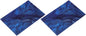 MECCANIXITY 2 Pcs Stained Glass Sheet Mosaic Tile 7.9 Inch x 5.9 Inch Dark Blue Stained Glass Sheets for Crafts DIY Art Project