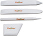 CrafTreat Teflon Bone Folder and Scoring Tool Set - Large, Ergo Square, Lifter and Burnisher - Paper Scorer, Card Folder, Binding Tool, Leather Burnisher - Smooth, Non Stick, Ergonomic Craft Tool