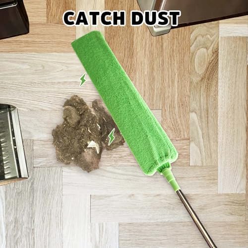 Retractable Gap Dust Cleaner Under Appliance Cleaning Tool, Bafezoze Flat Duster - Image 2