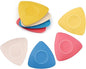 CampTek 4 PCS Triangle Sewing Tailors Chalk, Fabric Marker for Dressmaking, Sewing Supplies Accessories- Tailor's Chalk for Precision Marking on Fabric, Assorted Colors