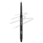 Smudge Proof Eyeliner, Waterproof Retractable Eye liner with Brush, Matte and Shimmer Eyeliner Pencil, Creamy Texture, Long lasting & Smooth(46 Platinum Shimmer)