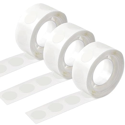 UPINS Glue Points Dots, 300Pcs Balloon Glue Adhesive Dots Double Sided Removable Glue Tape Dots for Balloons Crafts Decoration, 15 mm