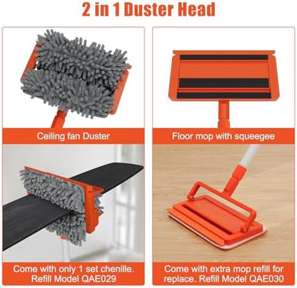 Qaestfy Ceiling Fan Blade Cleaner Duster - Image 4