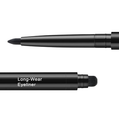 Smudge Proof Eyeliner, Waterproof Retractable Eye liner with Brush, Matte and Shimmer Eyeliner Pencil, Creamy Texture, Long lasting & Smooth(47 Baby Pink Shimmer)