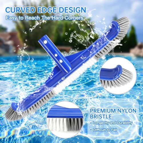 Pool Brush Head, 17.5" Pool Brushes - Image 4
