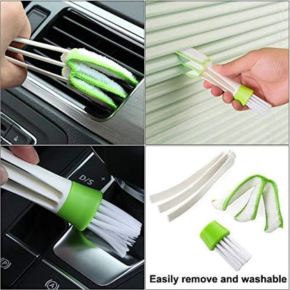 Crevice Cleaning Brush Set, Hard Bristle Grout Scrub Brushes - Image 5