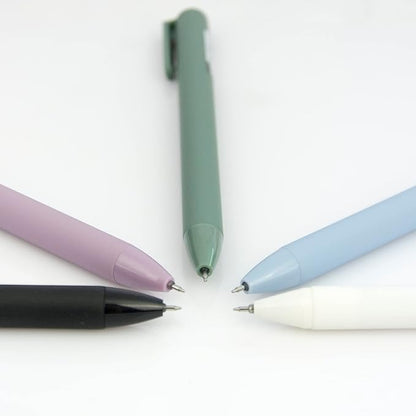 ldcrea Gel Pens 0.5 Fine Tip, Black Ink, Silky Grip, 4 Pack