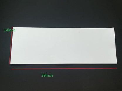 Labzhang White EVA Foam Cosplay, 1 Piece of 2mm Craft Foam,Cosplay Foam, 14" x 39" Ultra-high Density 80 kg/m3 EVA Foam Sheets