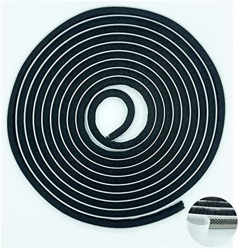 Weather Stripping Brush for Sliding Windows/Doors Frame Side, Pile Self by Zhilokdor
